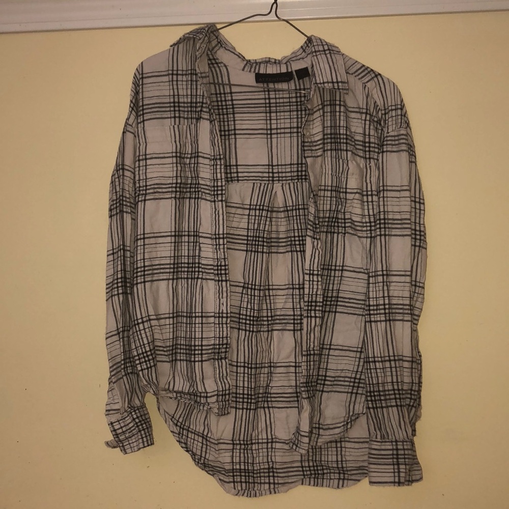 Plaid button up